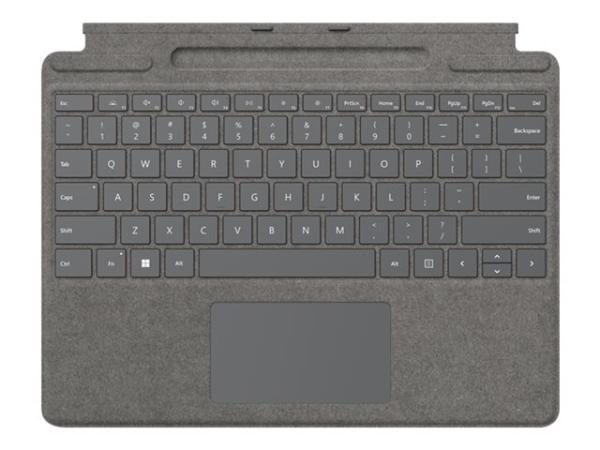 MS Surface Pro X, 8, 9 Keyboard, grau, Deutsch